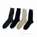 100% Cotton Sports Socks with Customized Logos and Materials